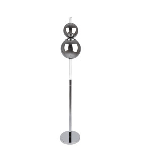 Nova Dimmable LED Integrated Floor Lamp Chrome 3000K-1