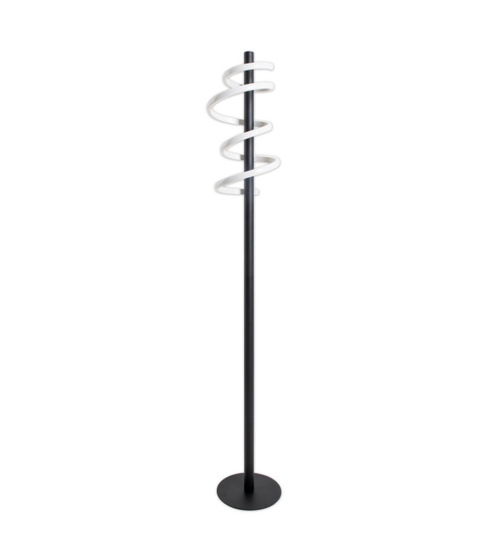 Belleza Dimmable LED Integrated Floor Lamp Black 3000K Touch sensor-1