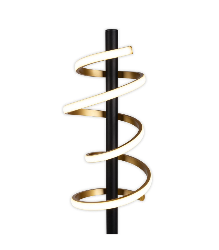 Belleza Dimmable LED Integrated Floor Lamp Gold 2800K Touch sensor-10