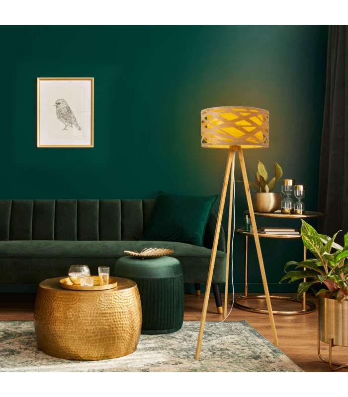 Finja Tripod Floor Lamp Nature 1xE27-2