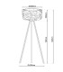 Finja Tripod Floor Lamp Nature 1xE27-4