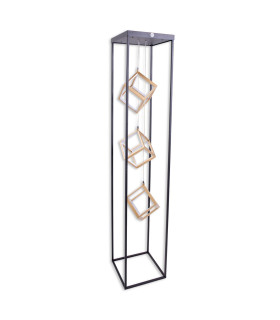 Tripolis Dimmable LED Multi Arm Floor Lamp Black 2800K-1