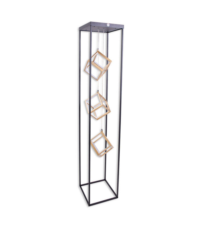 Tripolis Dimmable LED Multi Arm Floor Lamp Black 2800K-1