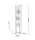 Tripolis Dimmable LED Multi Arm Floor Lamp Black 2800K-3