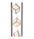 Tripolis Dimmable LED Multi Arm Floor Lamp Black 2800K-6