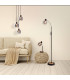 Fumoso Task Floor Lamp Black 1xE14-3