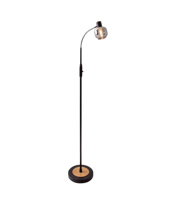 Fumoso Task Floor Lamp Black 1xE14-7