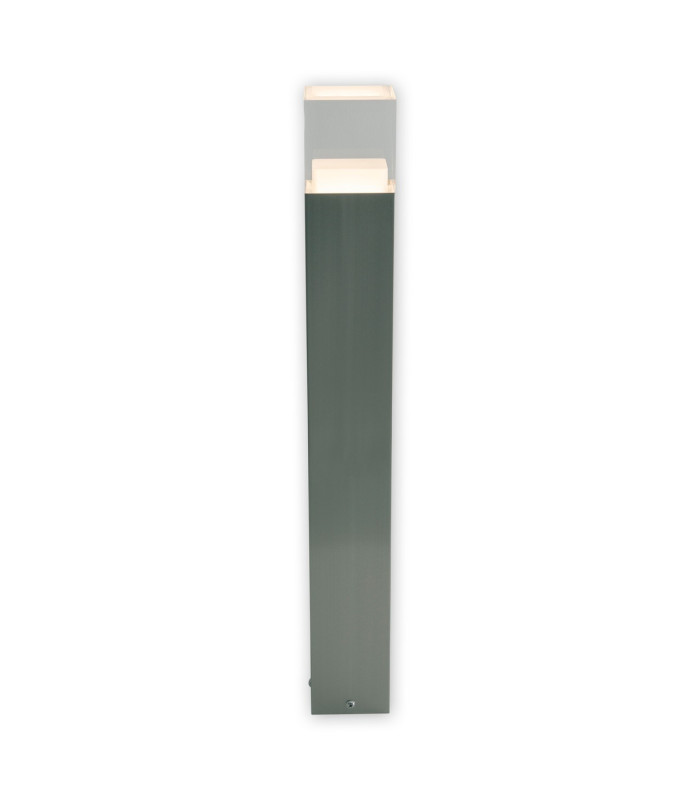Leah LED Outdoor Bollard Steel-Blank 3000K IP44-6