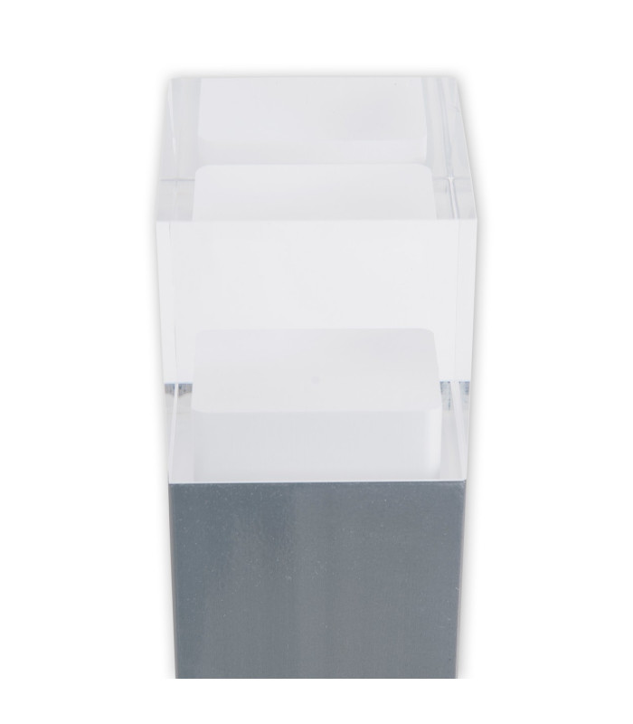 Leah LED Outdoor Bollard Steel-Blank 3000K IP44-9