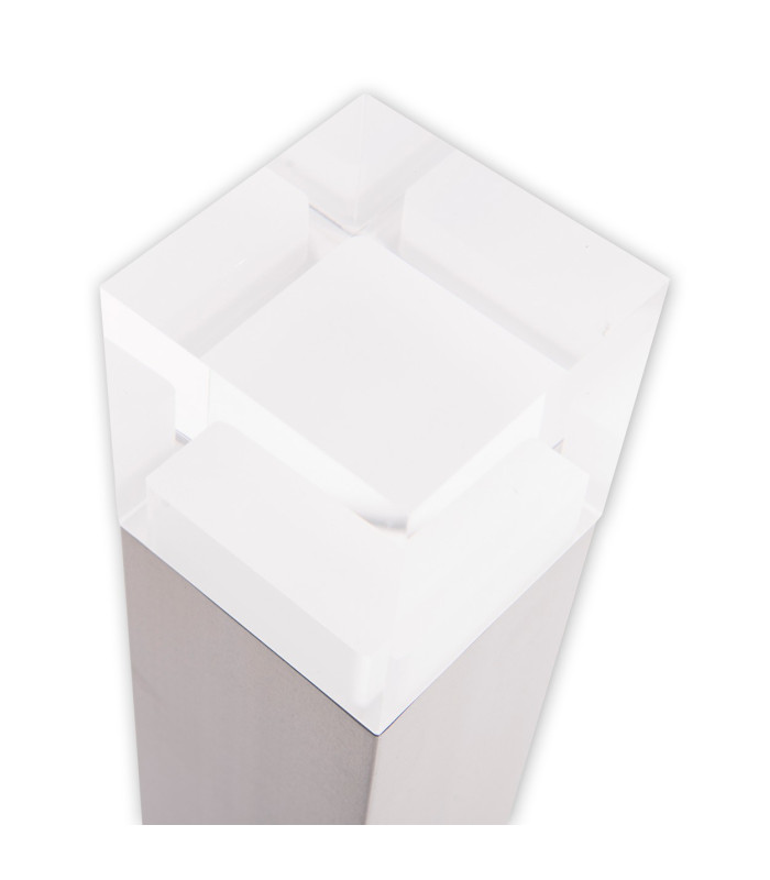 Leah LED Outdoor Bollard Steel-Blank 3000K IP44-11