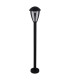 Clint LED Outdoor Bollard Black 3000K IP44-1