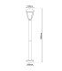 Clint LED Outdoor Bollard Black 3000K IP44-5