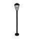 Clint LED Outdoor Bollard Black 3000K IP44-6