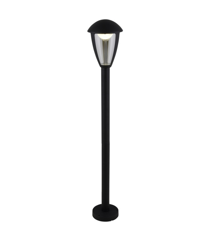 Clint LED Outdoor Bollard Black 3000K IP44-6