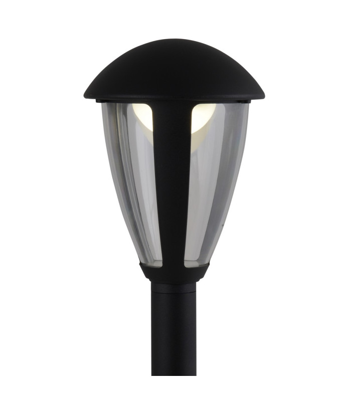 Clint LED Outdoor Bollard Black 3000K IP44-7