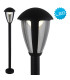 Clint LED Outdoor Bollard Black 3000K IP44-8