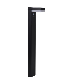 Filius LED Solar Outdoor Bollard Anthracite PIR + Dusk to Dawn Sensor 3000K IP44-1