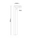 Filius LED Solar Outdoor Bollard Anthracite PIR + Dusk to Dawn Sensor 3000K IP44-3