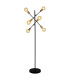 Modo Multi Arm Floor Lamp Black 6xE27-1