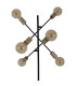 Modo Multi Arm Floor Lamp Black 6xE27-6