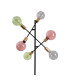 Modo Multi Arm Floor Lamp Black 6xE27-11