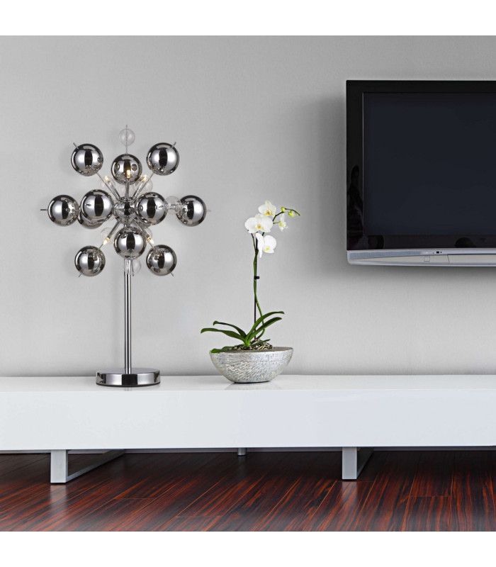 Explosion Table Lamp Chrome 6xG9-5
