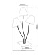 Boho Table Lamp Beige 3xE14-4