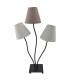 Boho Table Lamp Beige 3xE14-7