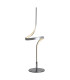 Loop Line Integrated LED Table Lamp Silver 3000K-1