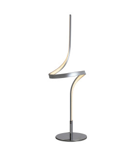Loop Line Integrated LED Table Lamp Silver 3000K-1