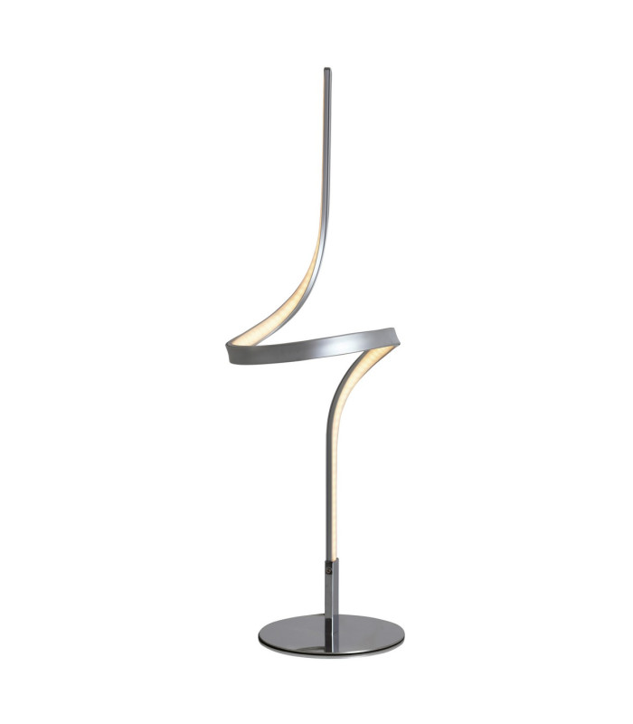 Loop Line Integrated LED Table Lamp Silver 3000K-1