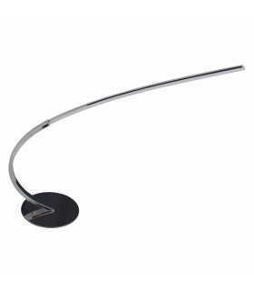 Loop Line Arc Integrated LED Table Lamp Chrome 3000K-1