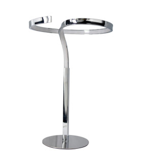 Loop Line Swirl Integrated LED Table Lamp Chrome 3000K-1