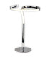 Loop Line Swirl Integrated LED Table Lamp Chrome 3000K-4