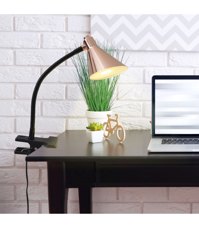 Copper LED Clamp & Clip On Lamp Copper 3000K-2