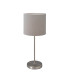 New York Table Lamp with Round Shade Grey 1xE27-4