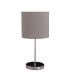 New York Table Lamp with Round Shade Grey 1xE27-5