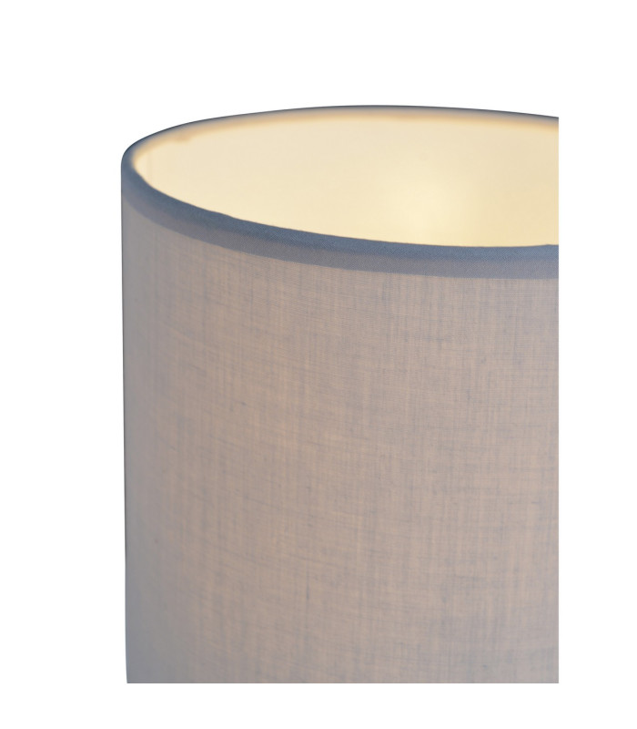 New York Table Lamp with Round Shade Grey 1xE27-7