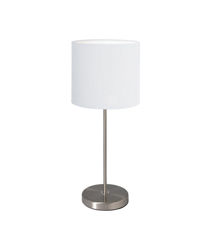 New York Table Lamp with Round Shade White 1xE27-9