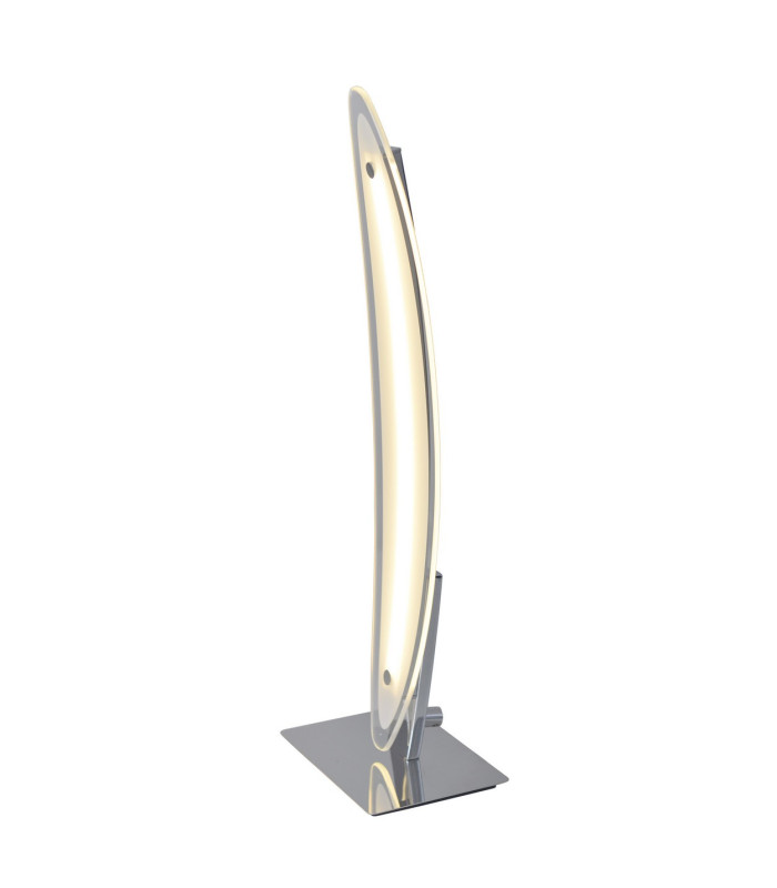 Surf Dimmable Integrated LED Table Lamp Chrome 3000K Touch sensor-5