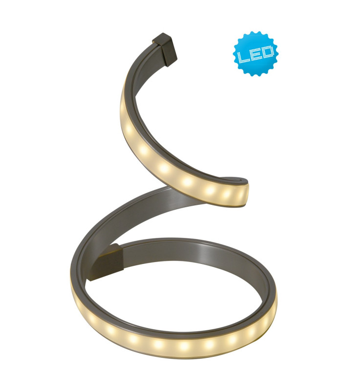 Loop Line Integrated LED Table Lamp Steel-Blank 3000K-1