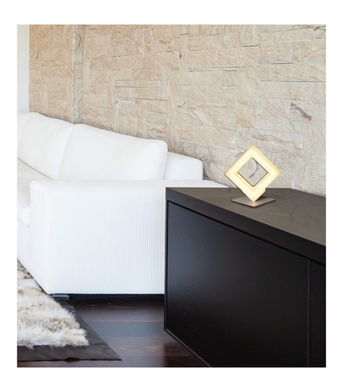 Moggi Square Integrated LED Table Lamp White 3000K-3