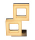 Moggi Twin Square Integrated LED Table Lamp White 3000K-1