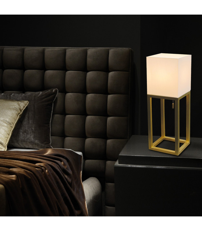 Alfa Table Lamp with Shade Beige-3