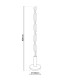 Twist Dimmable Integrated LED Table Lamp Chrome 3000K Touch sensor-3