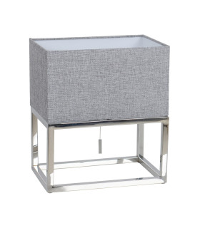 Alfa 30x19cm Table Lamp with Shade Grey 1xE27-1