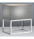 Alfa 30x19cm Table Lamp with Shade Grey 1xE27-2