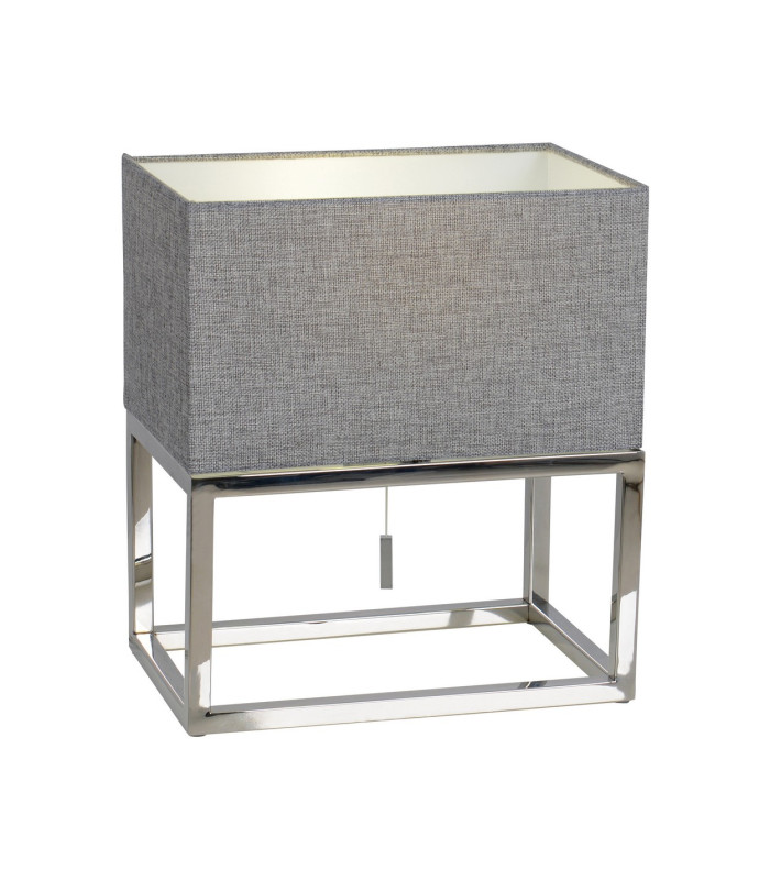 Alfa 30x19cm Table Lamp with Shade Grey 1xE27-5