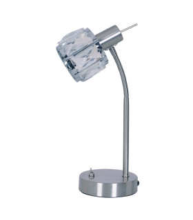 Josefa Glass Table Lamp Steel-Blank 1xE14 3000K-1