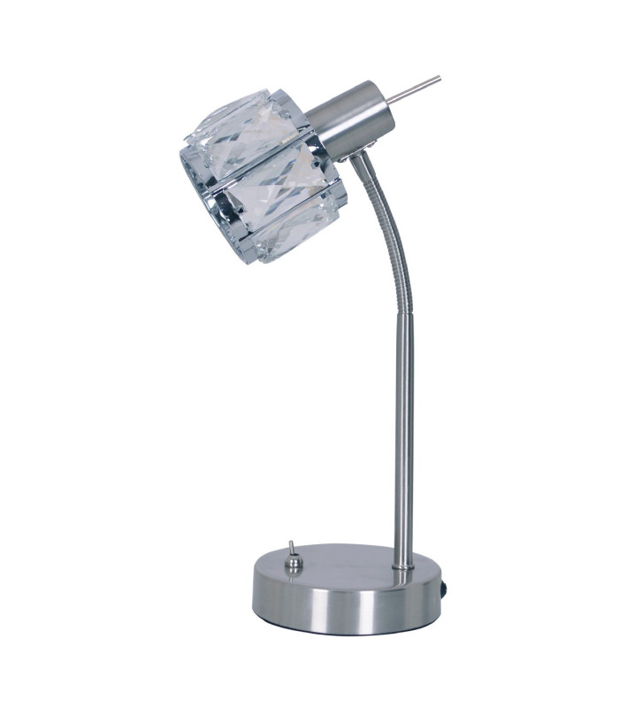 Josefa Glass Table Lamp Steel-Blank 1xE14 3000K-1